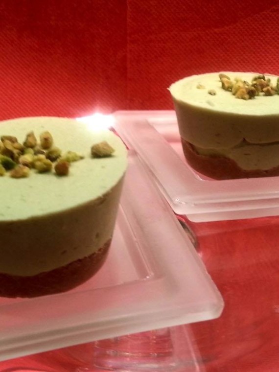 briciole golose-cheesecake-alpistacchio-monoporzione